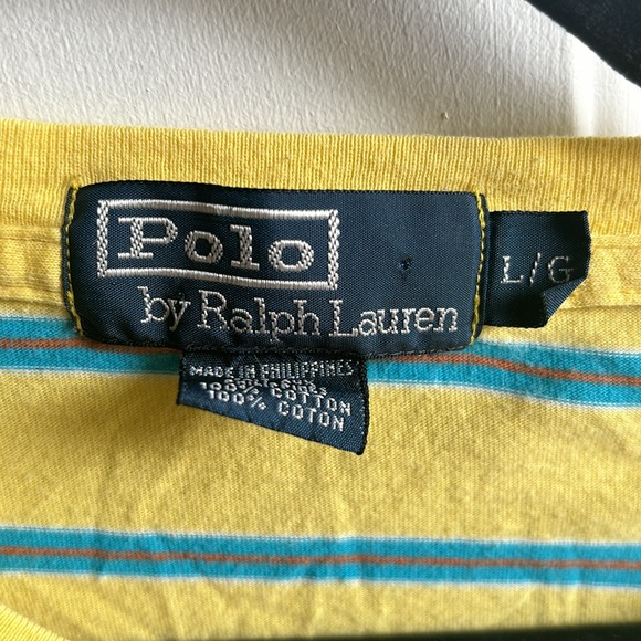 Polo Ralph Lauren Striped T-Shirt (Men’s L) - Picture 3 of 4